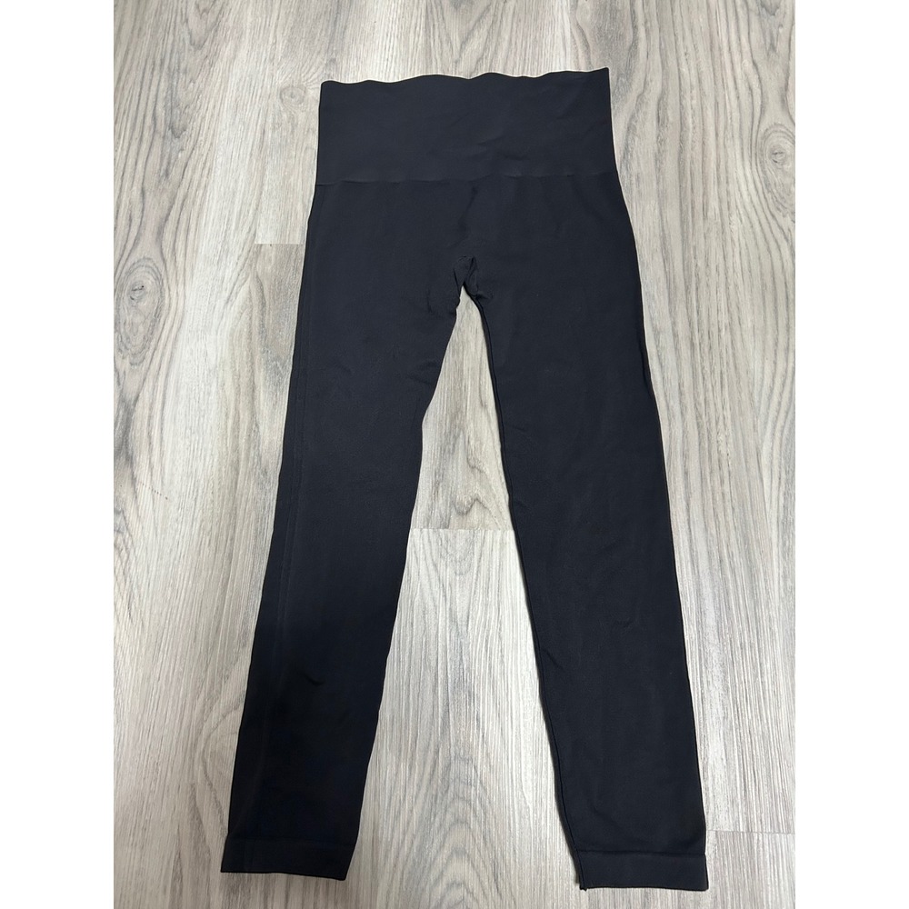 Spanx Look at Me Now Seamless Leggings Black High Waisted XL Shapewear slimming
